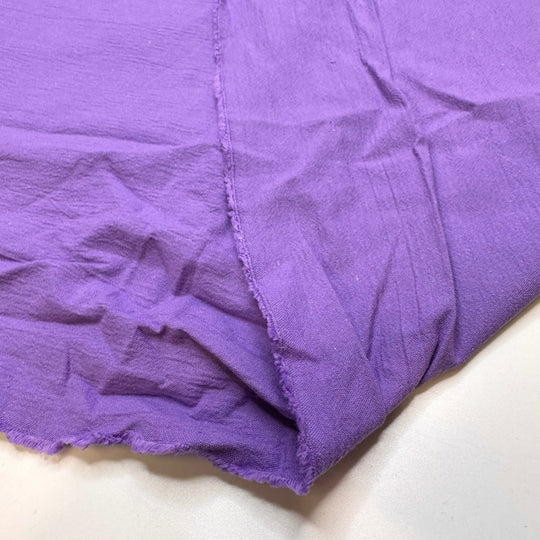Lavender Laundry Detergent - Crinkle Cotton Woven - Light Purple - 1.7M Bundle - True Deadstock fabric Fabric by private - Sustainable Textile | FABCYCLE
