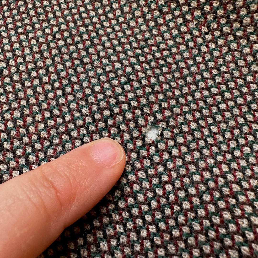 Lawyer - Tweed Wool Woven - Multi Geometric - 2.9M Bundle - True Deadstock fabric Fabric by private - Sustainable Textile | FABCYCLE