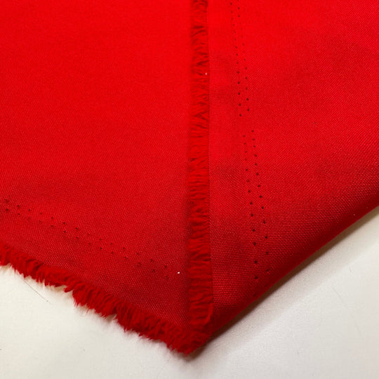 Laying Out The Dinner Table - Poly Woven - Red - Bundles - True Deadstock fabric Fabric by private - Sustainable Textile | FABCYCLE