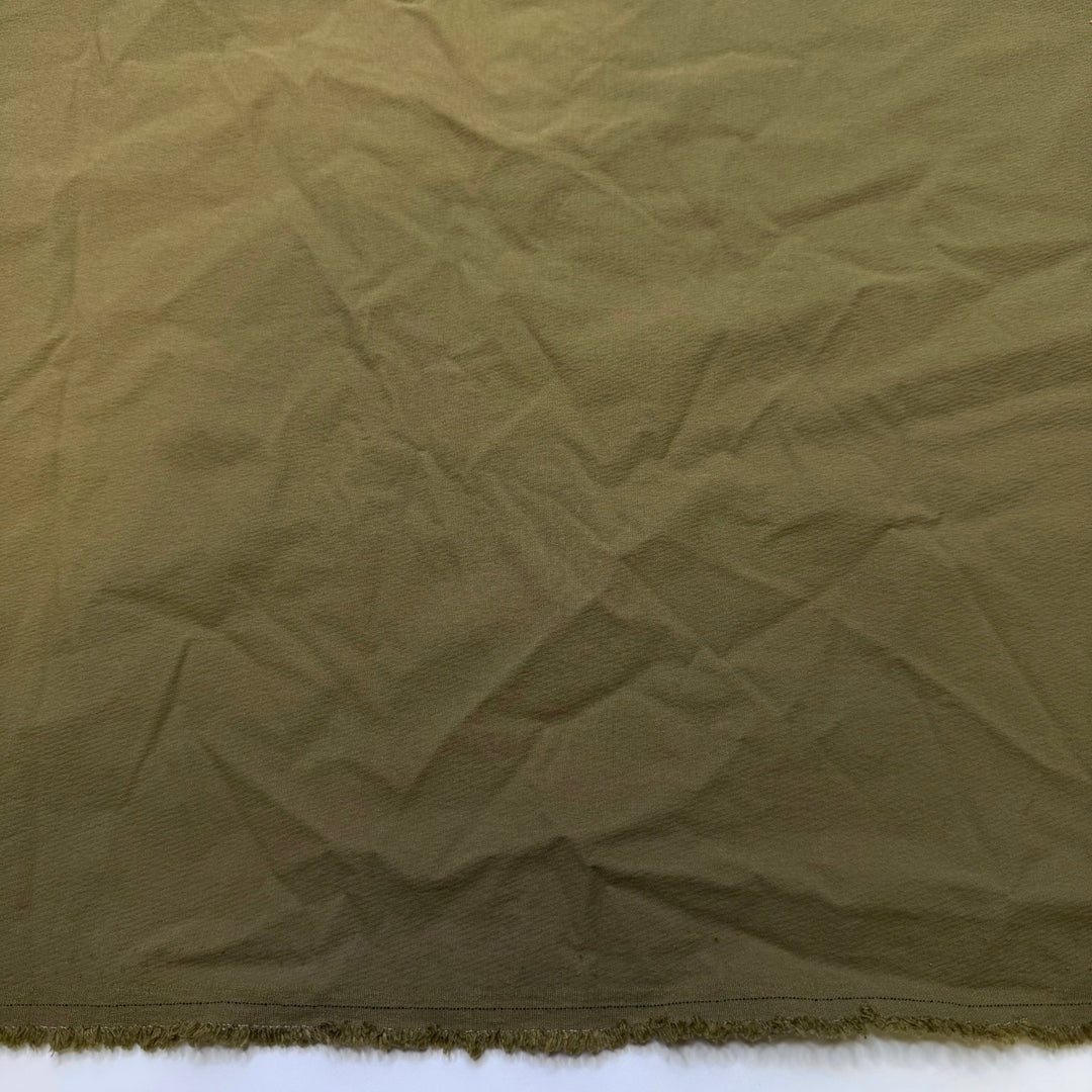 Learned A New Skill - Water Resistant Nylon Blend Woven - Olive Green - 1.2M Bundle - True Deadstock fabric Fabric by private - Sustainable Textile | FABCYCLE