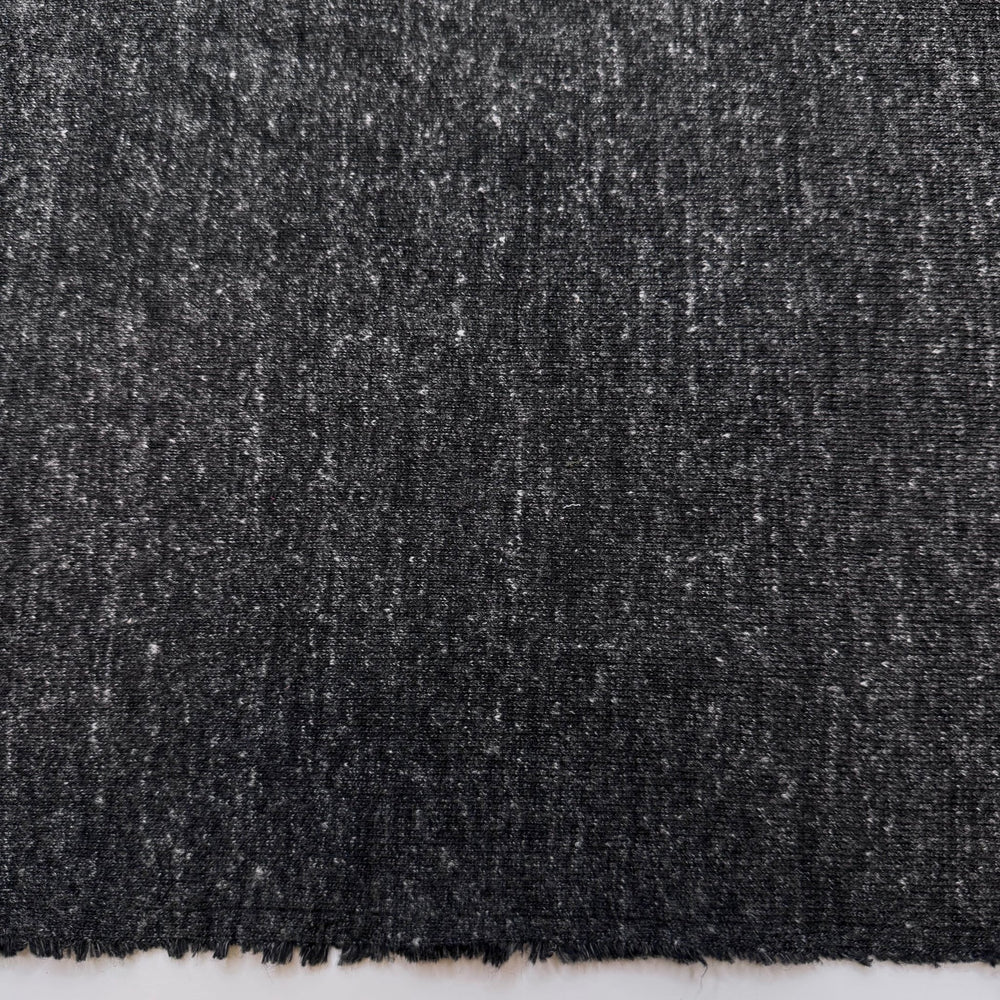 Learned How To Drive - Rib Knit Natural Blend Knit - Dark Grey - Bundles - True Deadstock fabric Fabric by private - Sustainable Textile | FABCYCLE