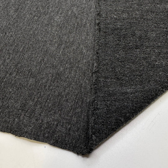 Learning About Native Plants - French Terry Bamboo Knit - Dark Grey - 2.65M Bundle - True Deadstock fabric Fabric by private - Sustainable Textile | FABCYCLE