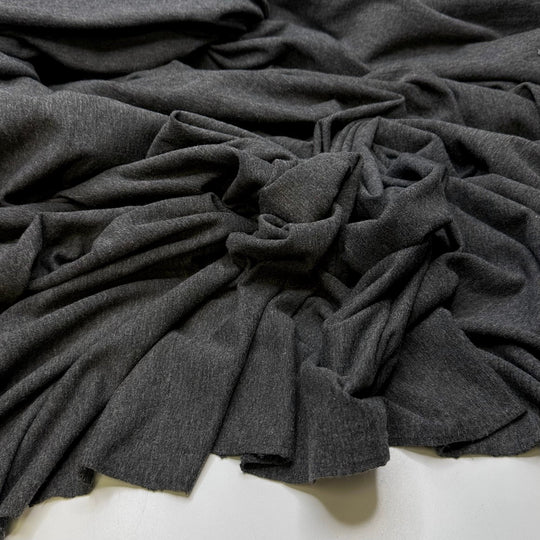 Learning About Native Plants - French Terry Bamboo Knit - Dark Grey - 2.65M Bundle - True Deadstock fabric Fabric by private - Sustainable Textile | FABCYCLE
