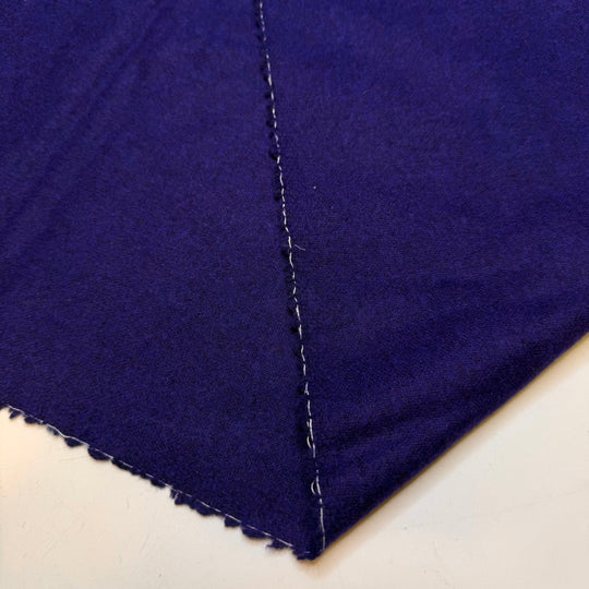 Learning Family Recipes - Wool Woven - Dark Indigo - 0.7M Bundle - True Deadstock fabric Fabric by private - Sustainable Textile | FABCYCLE
