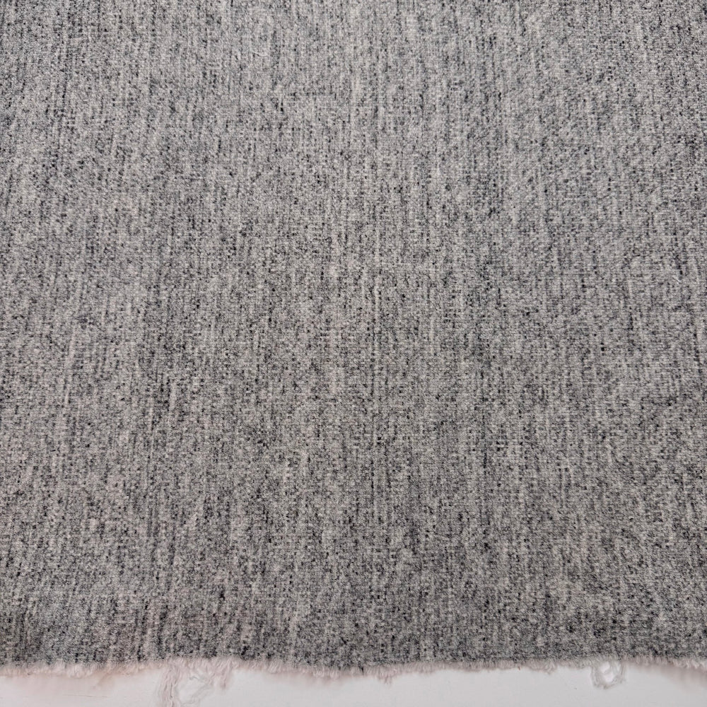 Learning Rock Climbing - Double Cloth Knit Poly/Cotton - Grey/Cream - 2M Bundle - True Deadstock fabric Fabric by private - Sustainable Textile | FABCYCLE