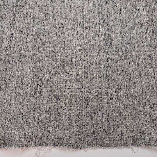 Learning Rock Climbing - Double Cloth Knit Poly/Cotton - Grey/Cream - 2M Bundle - True Deadstock fabric Fabric by private - Sustainable Textile | FABCYCLE
