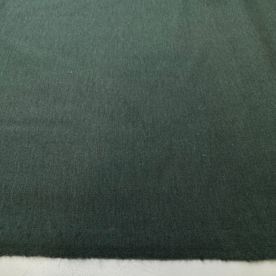 Learning To Forage - Jersey Fleece Cotton/Bamboo Knit - Green - 0.95M Bundle - True Deadstock fabric Fabric by private - Sustainable Textile | FABCYCLE