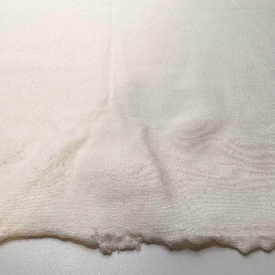Learning To Ski - French Terry Cotton Blend Knit - White - 1.45M Bundle - True Deadstock fabric Fabric by private - Sustainable Textile | FABCYCLE