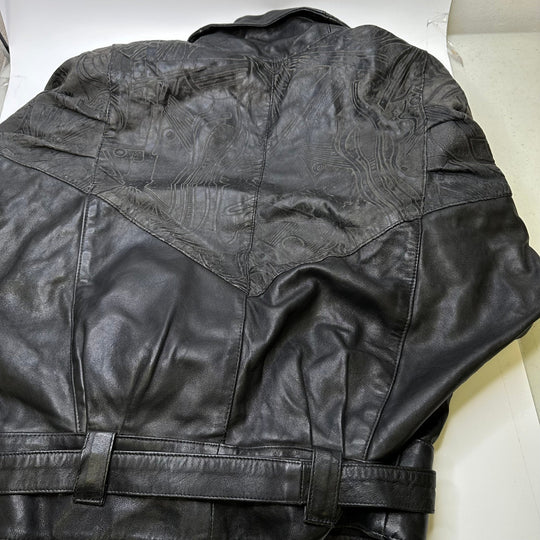 Leather Jacket Clothing - Black Multi - Individual - True Deadstock supplies Fabric by private - Sustainable Textile | FABCYCLE
