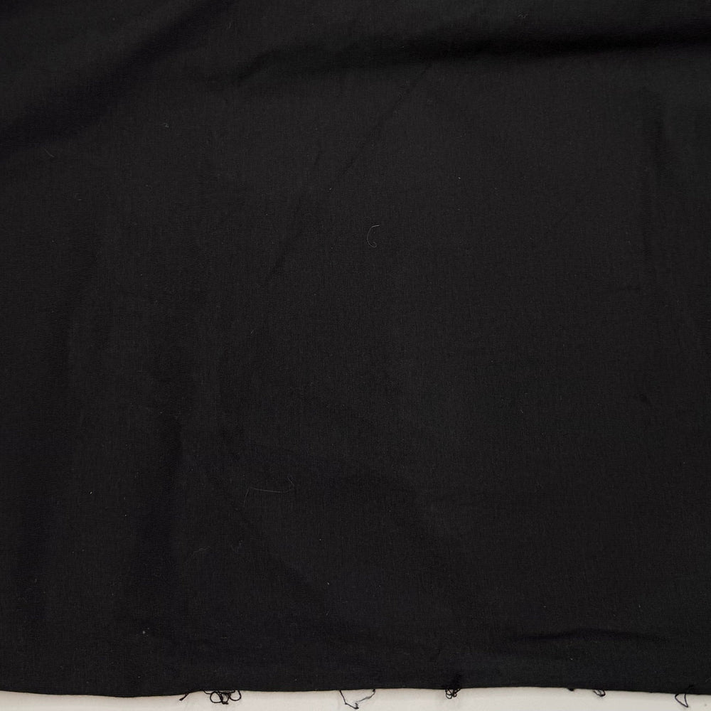 Leave It Better Than You Found It - PU Coated Jersey Cotton/Spandex Knit - Black/Grey - 3.25M Bundle - True Deadstock fabric Fabric by private - Sustainable Textile | FABCYCLE