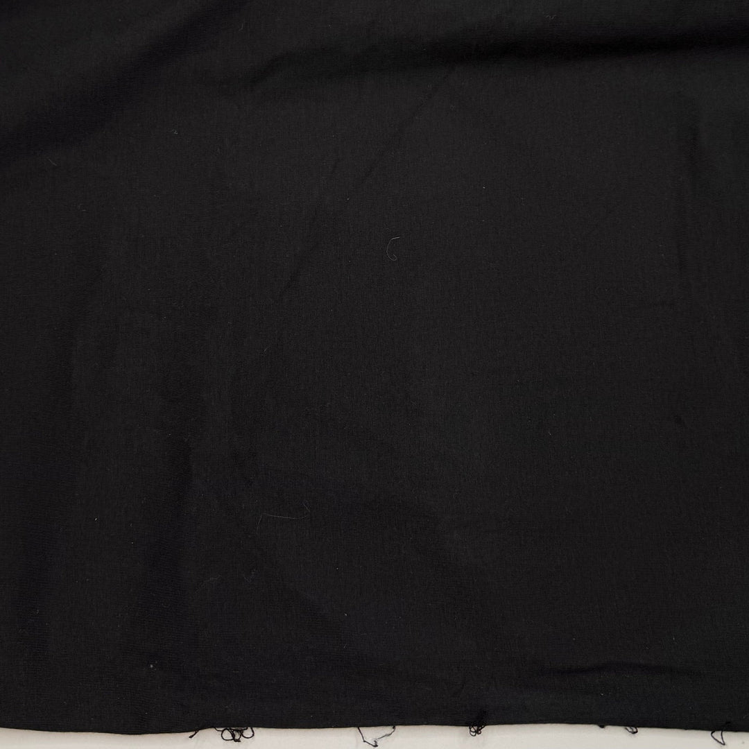 Leave It Better Than You Found It - PU Coated Jersey Cotton/Spandex Knit - Black/Grey - 3.25M Bundle - True Deadstock fabric Fabric by private - Sustainable Textile | FABCYCLE