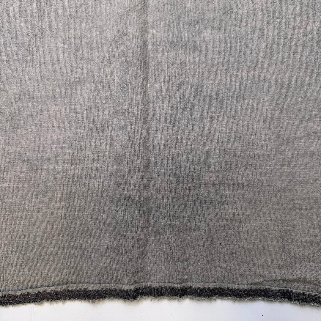 Leave It In 2022 - Natural Dye Cotton Woven - Grey - 1.75M Bundle - True Deadstock fabric Fabric by private - Sustainable Textile | FABCYCLE