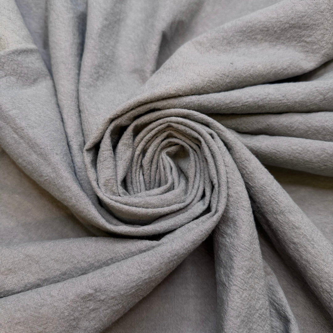 Leave It In 2022 - Natural Dye Cotton Woven - Grey - 1.75M Bundle - True Deadstock fabric Fabric by private - Sustainable Textile | FABCYCLE
