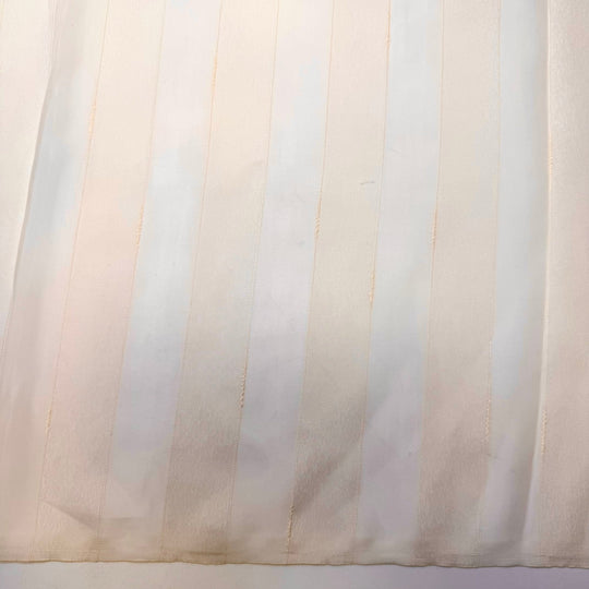 Leaving The Windows Open - Polyester Blend Woven - Dark Cream Stripes - 1M Bundle - True Deadstock fabric Fabric by private - Sustainable Textile | FABCYCLE