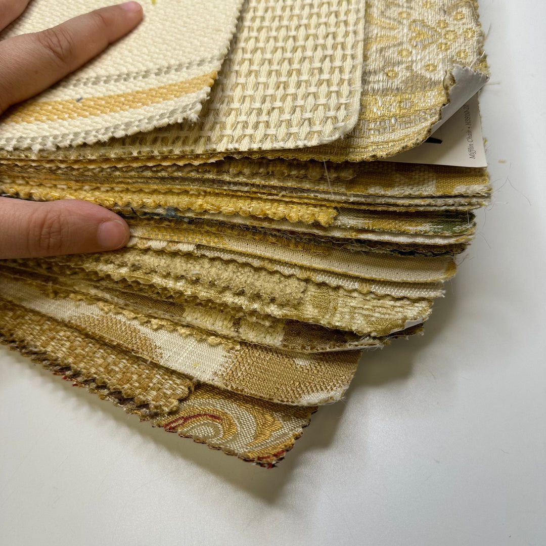 Lemon Squares - Home Décor Sample Books - Rectangle - True Deadstock fabric Fabric by private - Sustainable Textile | FABCYCLE