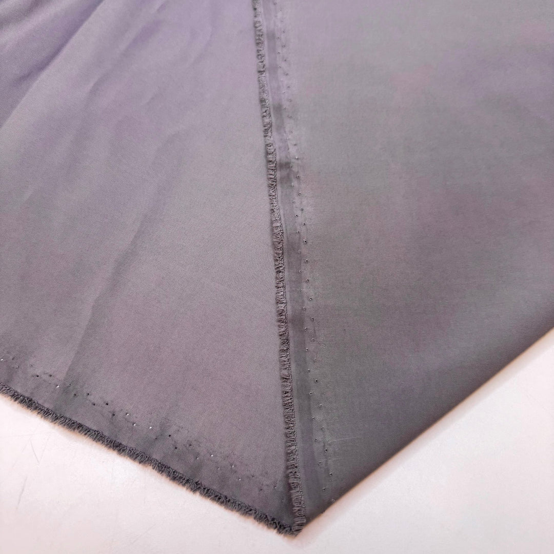 Leopard Seal - Satin Polyester Blend Woven - Grey - 2M Bundle - True Deadstock fabric Fabric by private - Sustainable Textile | FABCYCLE