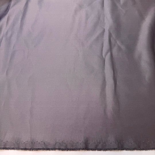 Leopard Seal - Satin Polyester Blend Woven - Grey - 2M Bundle - True Deadstock fabric Fabric by private - Sustainable Textile | FABCYCLE
