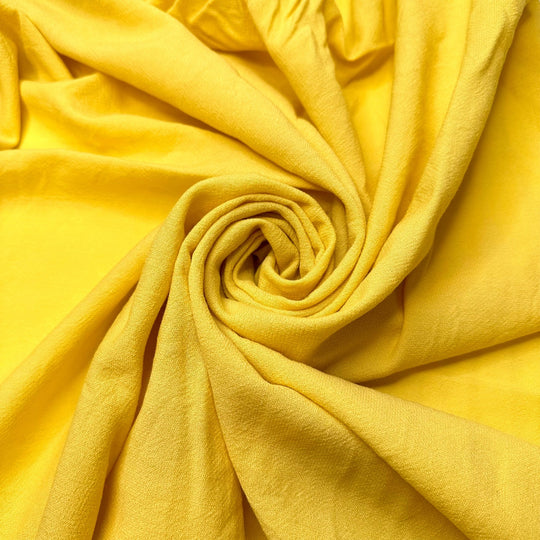 Let The Sun Shine - Vintage Wool Woven - Yellow - 1M Bundle - True Deadstock fabric Fabric by private - Sustainable Textile | FABCYCLE