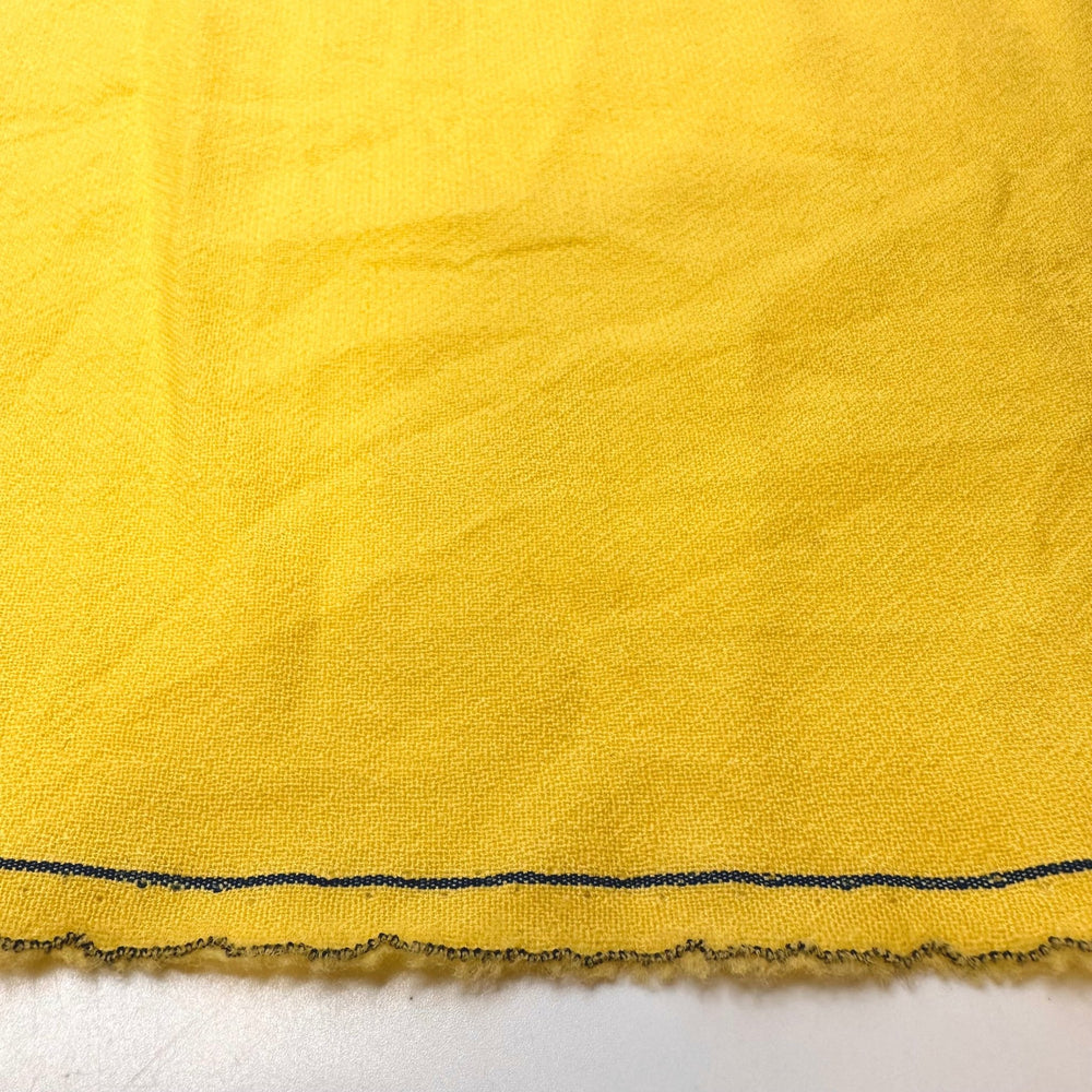 Let The Sun Shine - Vintage Wool Woven - Yellow - 1M Bundle - True Deadstock fabric Fabric by private - Sustainable Textile | FABCYCLE