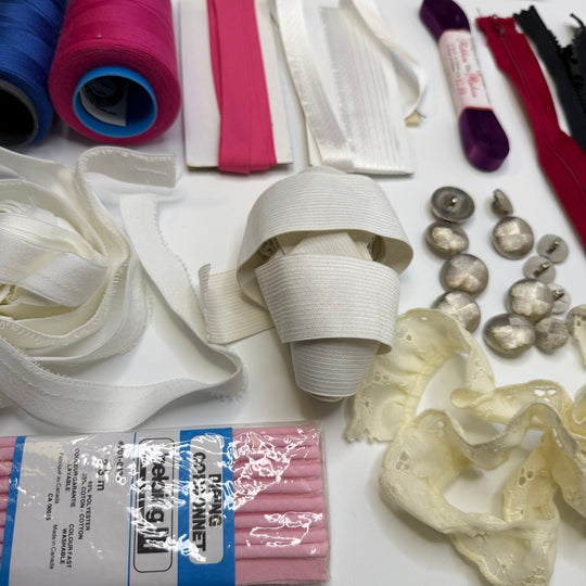 Let’s Go Barbie - Supplies Grab Bag - Multi - Pack - True Deadstock supplies Fabric by private - Sustainable Textile | FABCYCLE