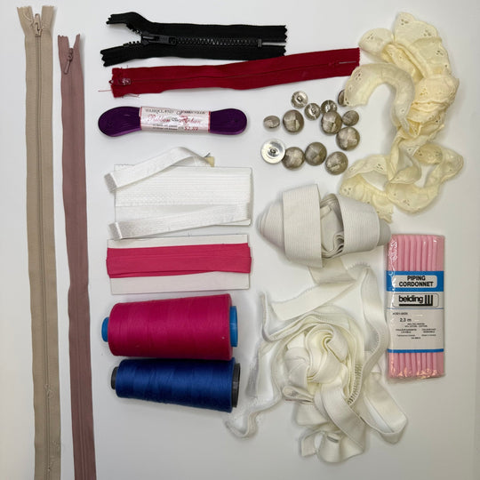 Let’s Go Barbie - Supplies Grab Bag - Multi - Pack - True Deadstock supplies Fabric by private - Sustainable Textile | FABCYCLE