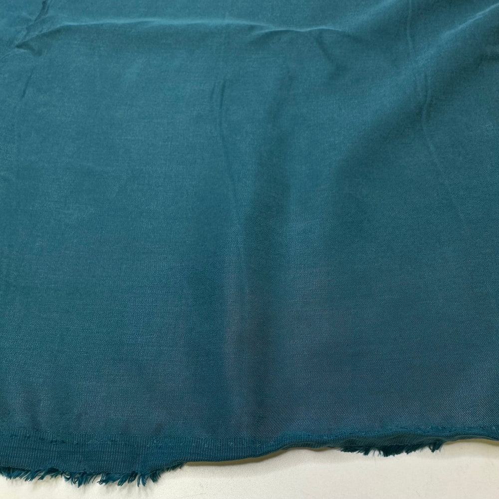 Letting My Seams Fray - Twill Weave Tencel Woven - Teal - 3.4M Bundle - True Deadstock fabric Fabric by private - Sustainable Textile | FABCYCLE