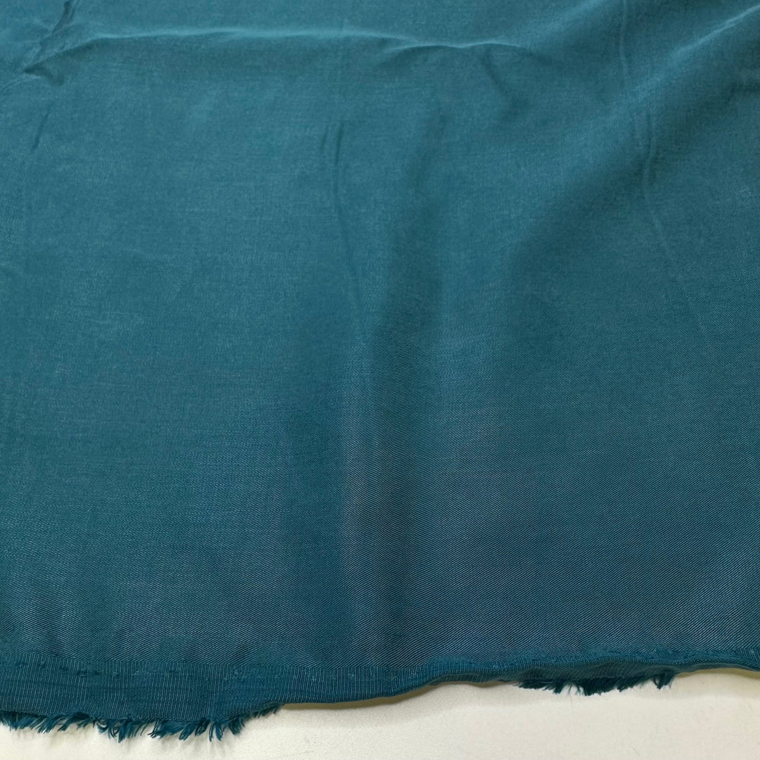 Letting My Seams Fray - Twill Weave Tencel Woven - Teal - 3.4M Bundle - True Deadstock fabric Fabric by private - Sustainable Textile | FABCYCLE