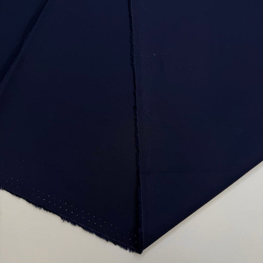 Letting The Kids Run Around The Park - Cotton Blend Woven - Navy - 1.8M Bundle - True Deadstock fabric Fabric by private - Sustainable Textile | FABCYCLE
