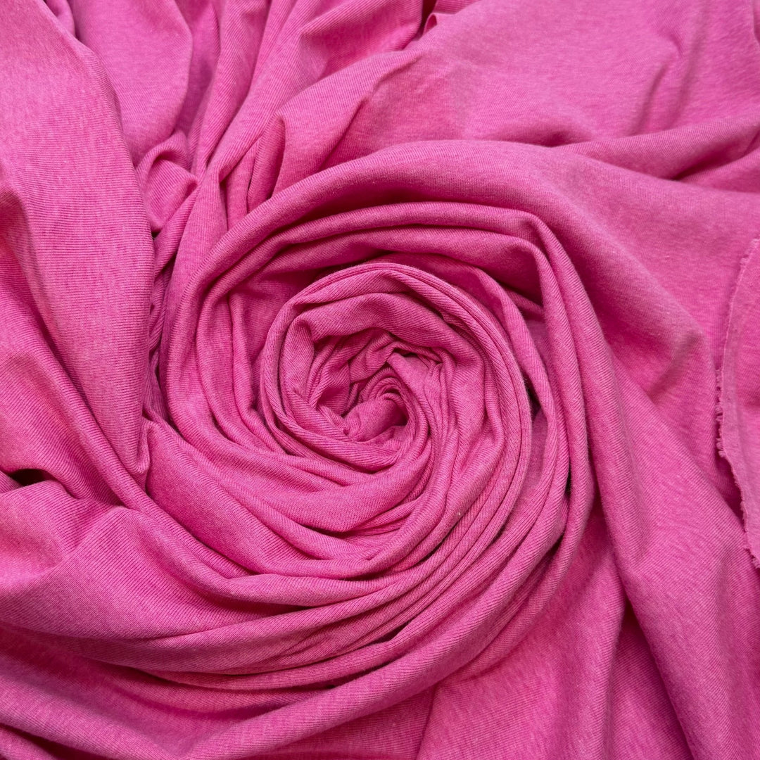 Libra Love - Rib Knit Cotton Blend Knit - Pink - 3M Bundle - True Deadstock fabric Fabric by private - Sustainable Textile | FABCYCLE