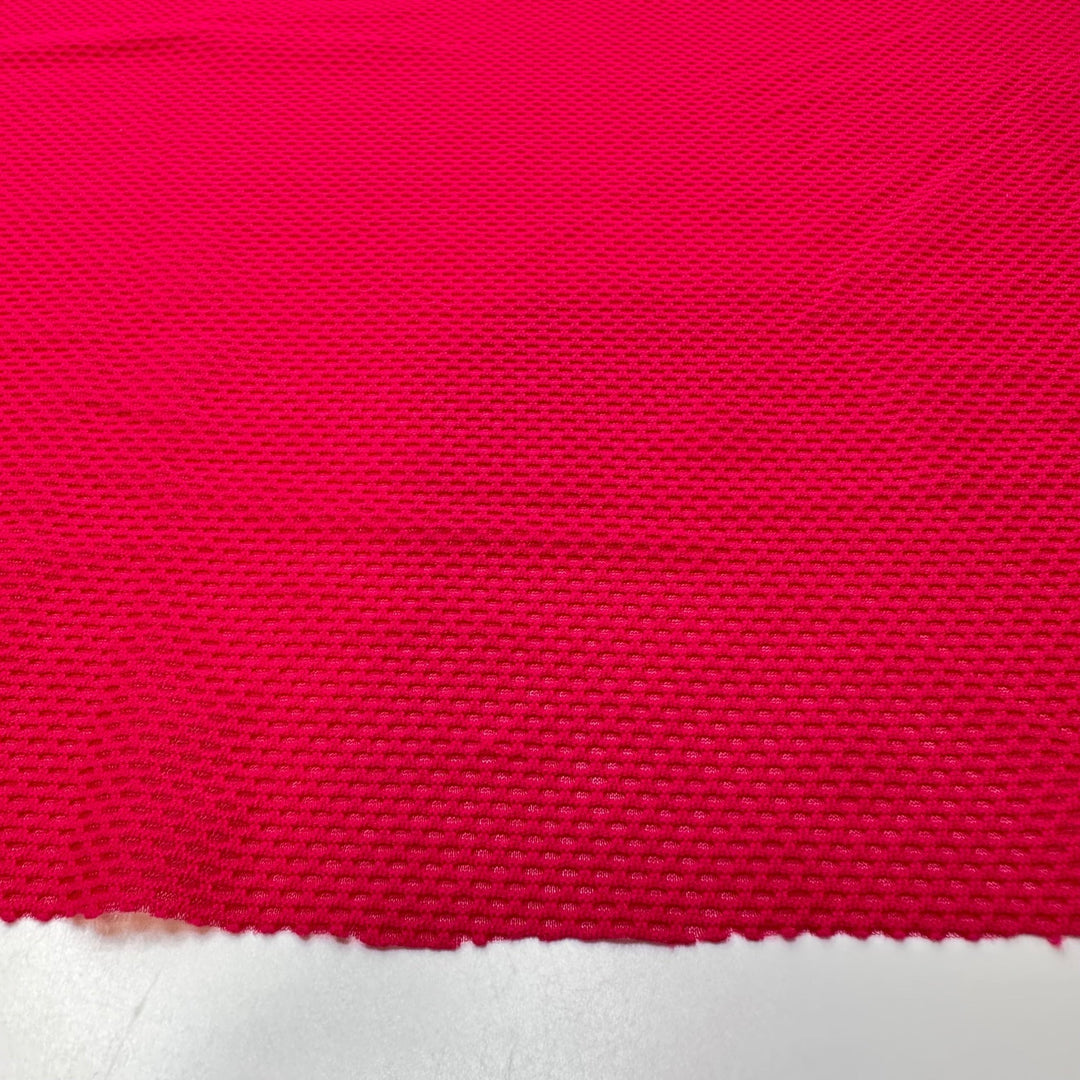 Lifting A Curse - Mesh Poly/Spandex Knit - Dark Pink - Bundles - True Deadstock fabric Fabric by private - Sustainable Textile | FABCYCLE