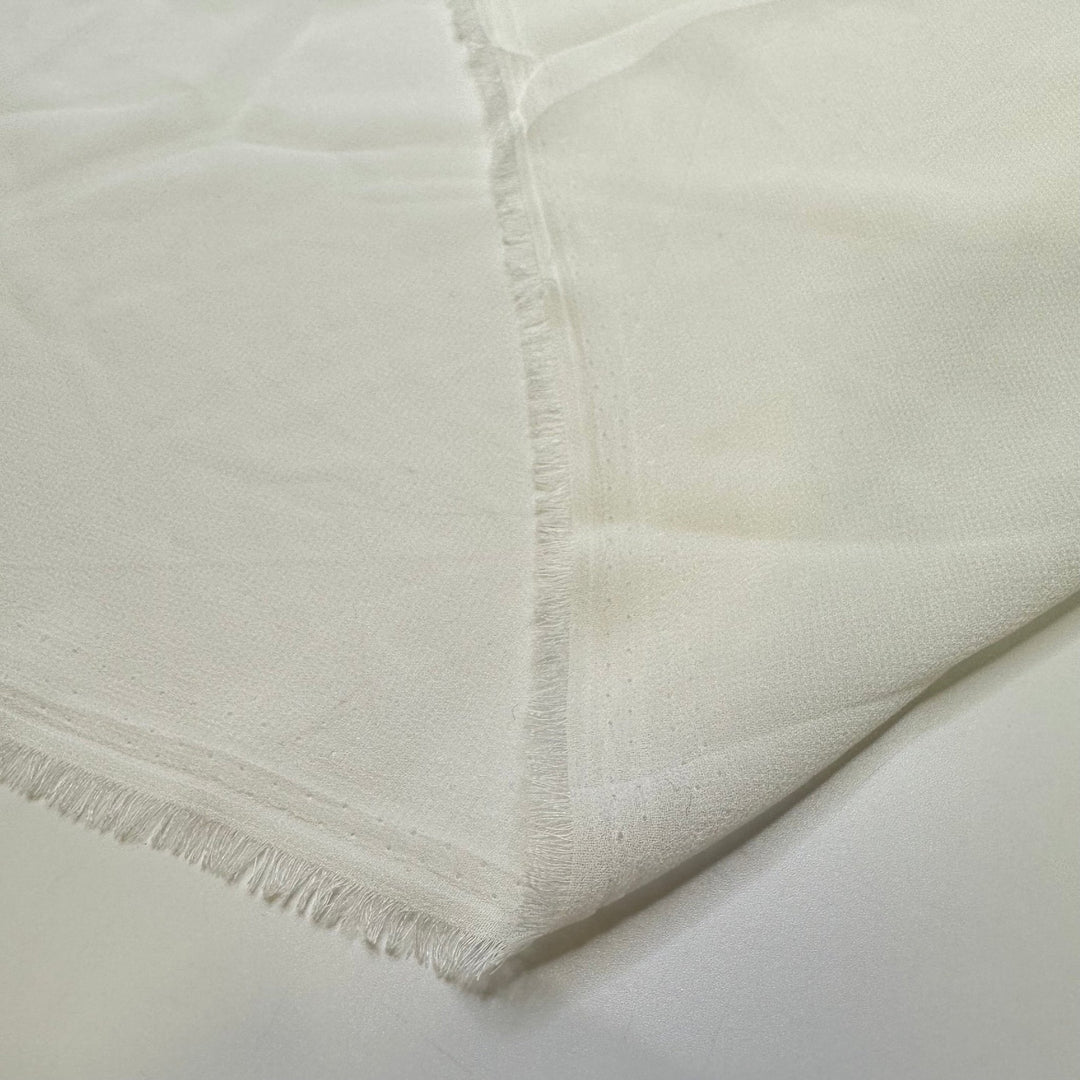 Light As A Feather - Crepe Poly Woven - Cream - Bundles - True Deadstock fabric Fabric by private - Sustainable Textile | FABCYCLE
