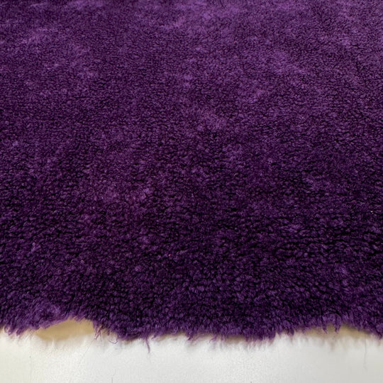 Like Hugging Barney - Polyester Blend Knit - Dark Purple - 1.1M Bundle - True Deadstock fabric Fabric by private - Sustainable Textile | FABCYCLE