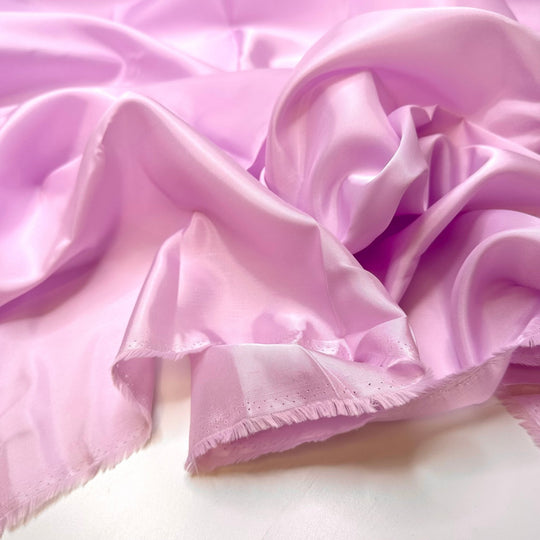 Lilac Love - Poly Woven - Light Pink/Purple - 2M Bundle - True Deadstock fabric Fabric by private - Sustainable Textile | FABCYCLE