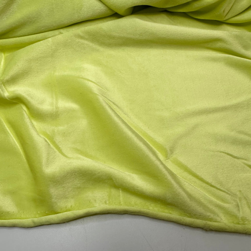 Limeade Freezies - Knitted Velour Poly Knit - Neon Lime Green - 3.5M Bundle - True Deadstock fabric Fabric by private - Sustainable Textile | FABCYCLE