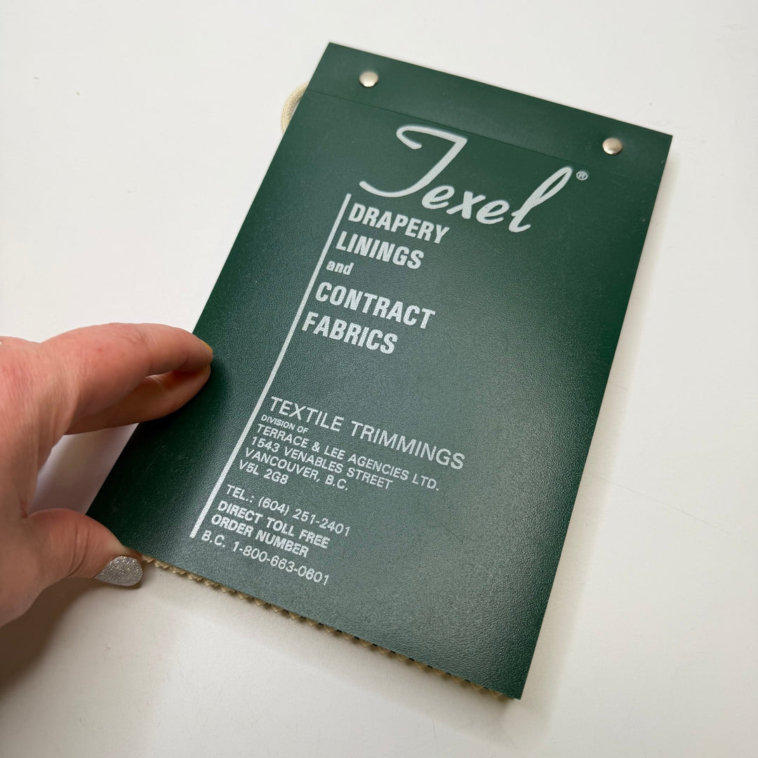 Line the Drape - Home Décor Sample Books - Small Rectangle - True Deadstock fabric Fabric by private - Sustainable Textile | FABCYCLE