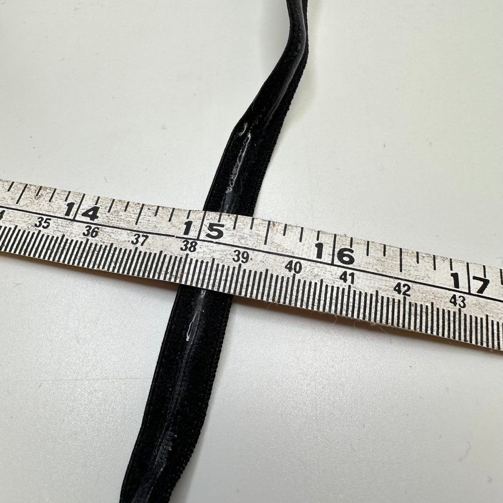 ⅜" Lingerie Elastic - Black - 1M Bundle - True Deadstock supplies Fabric by private - Sustainable Textile | FABCYCLE