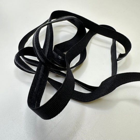 ⅜" Lingerie Elastic - Black - 1M Bundle - True Deadstock supplies Fabric by private - Sustainable Textile | FABCYCLE