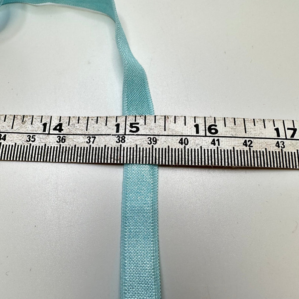 ⅜" Lingerie Elastic - Light Blue - 1.8M Bundle - True Deadstock supplies Fabric by private - Sustainable Textile | FABCYCLE