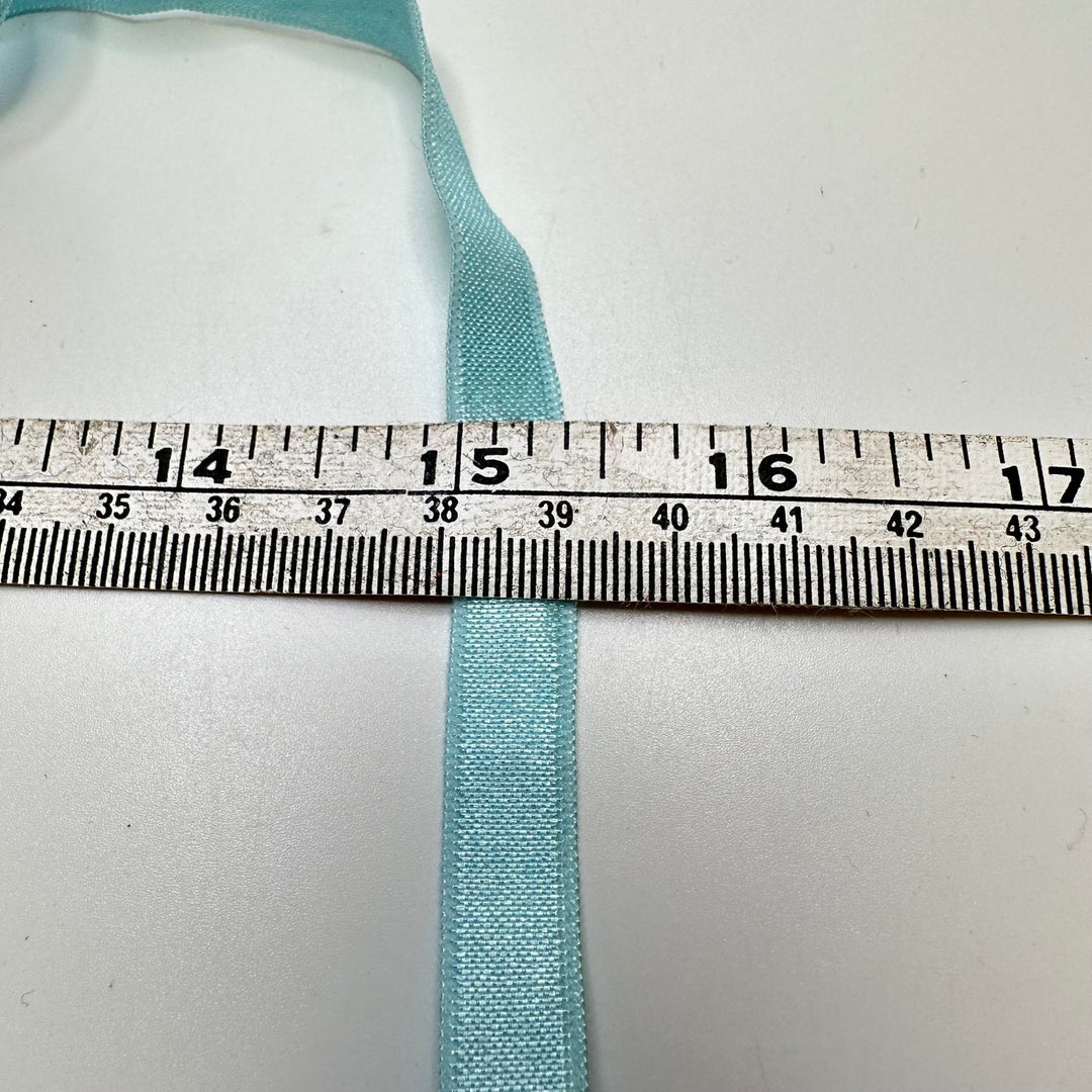 ⅜" Lingerie Elastic - Light Blue - 1.8M Bundle - True Deadstock supplies Fabric by private - Sustainable Textile | FABCYCLE