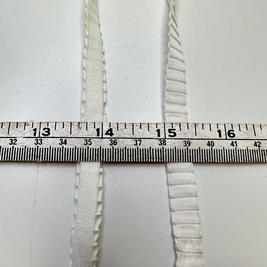⅜" Lingerie Elastic - White - 1.8M Bundle - True Deadstock supplies Fabric by private - Sustainable Textile | FABCYCLE