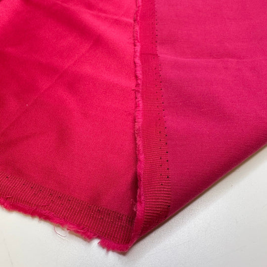Lipstick Cheek Kisses - Sateen Cotton Woven - Magenta Pink - Bundles - True Deadstock fabric Fabric by private - Sustainable Textile | FABCYCLE