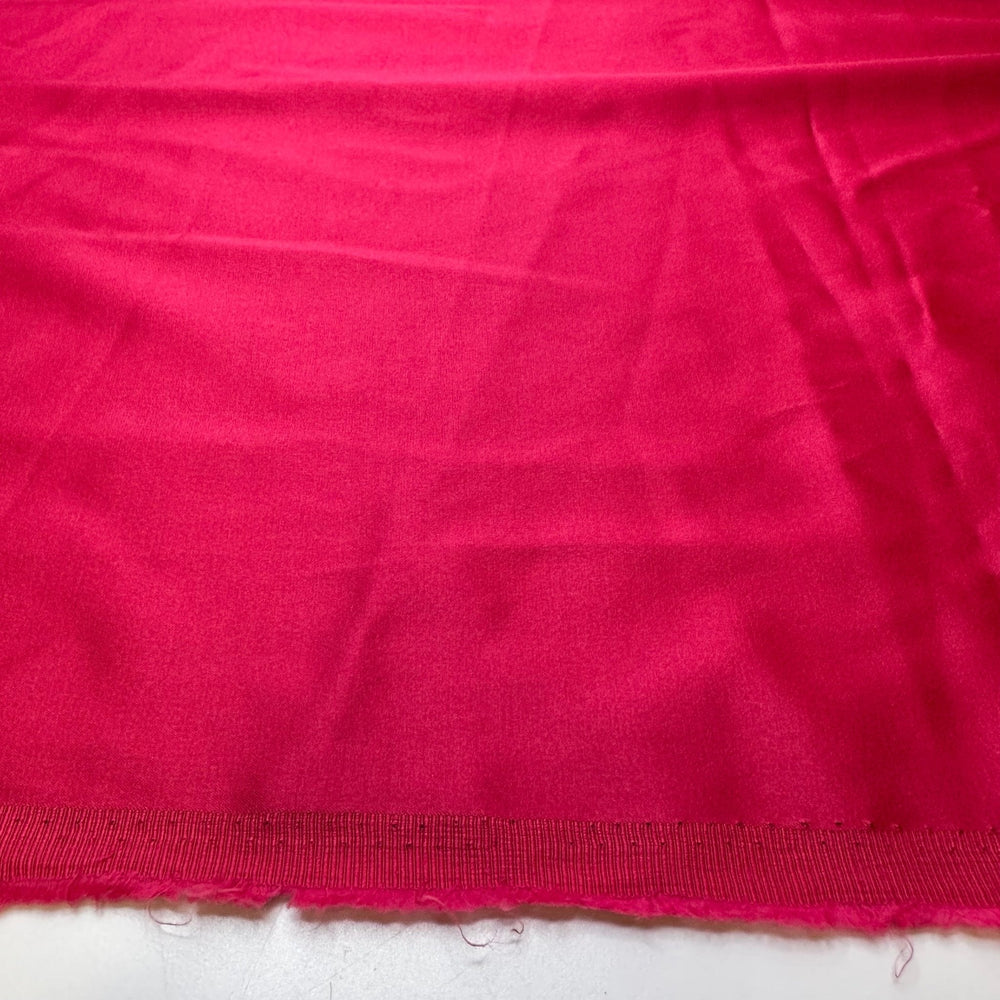 Lipstick Cheek Kisses - Sateen Cotton Woven - Magenta Pink - Bundles - True Deadstock fabric Fabric by private - Sustainable Textile | FABCYCLE