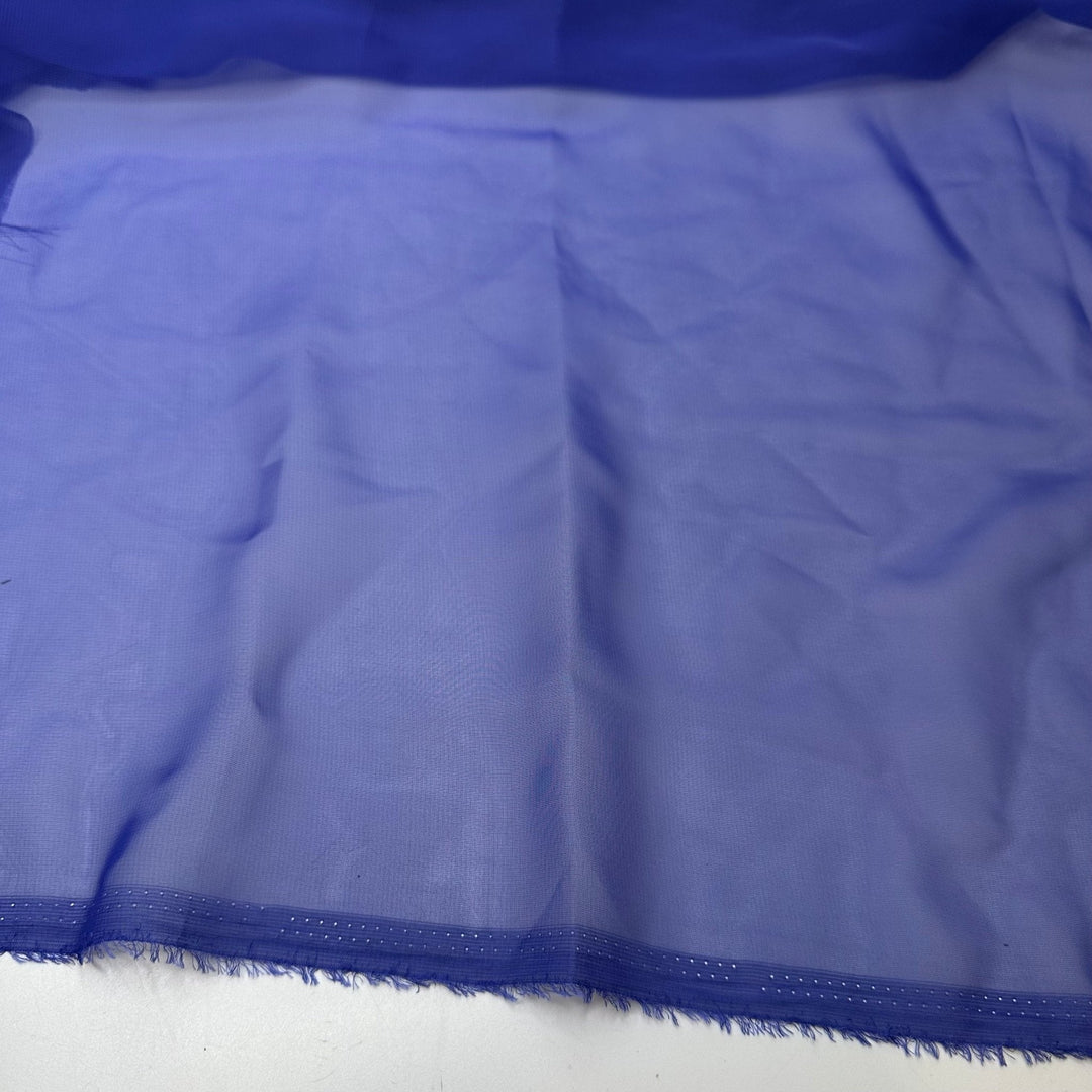 Little Surprises - Chiffon Poly Woven - Blue - 1M Bundle - True Deadstock fabric Fabric by private - Sustainable Textile | FABCYCLE