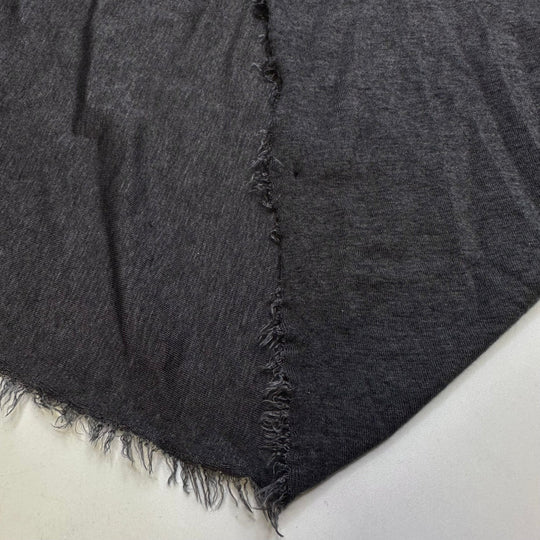 Live To Hike, Hike To Live - Jersey Tencel/Spandex Knit - Dark Grey - 3.25M Bundle - True Deadstock fabric Fabric by private - Sustainable Textile | FABCYCLE