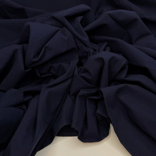 Living It Up - Cotton Woven - Navy - 1.45M Bundle - True Deadstock fabric Fabric by private - Sustainable Textile | FABCYCLE