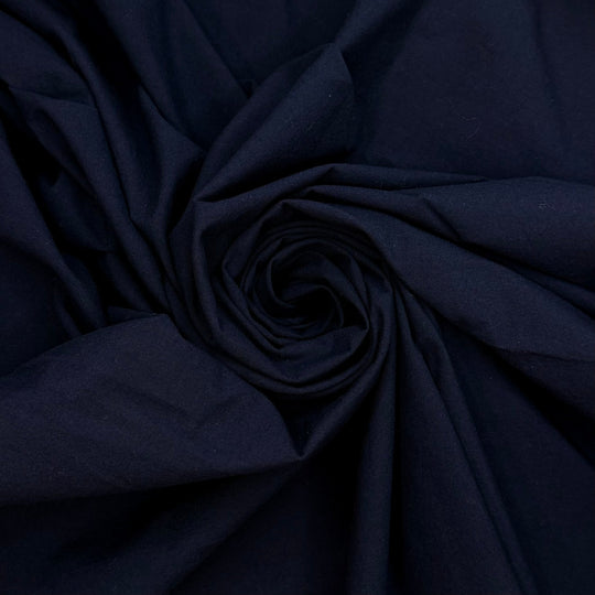 Living It Up - Cotton Woven - Navy - 1.45M Bundle - True Deadstock fabric Fabric by private - Sustainable Textile | FABCYCLE