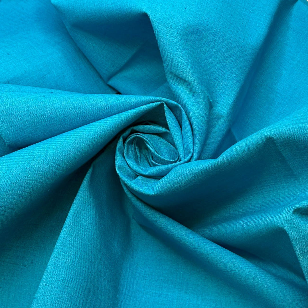 Living Room Accents - Cotton Woven - Blue - 0.95M Bundle - True Deadstock fabric Fabric by private - Sustainable Textile | FABCYCLE