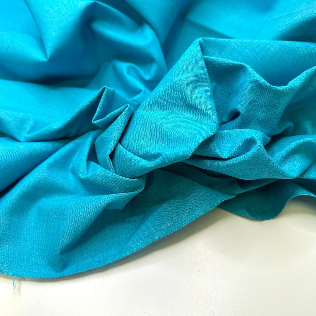 Living Room Accents - Cotton Woven - Blue - 0.95M Bundle - True Deadstock fabric Fabric by private - Sustainable Textile | FABCYCLE