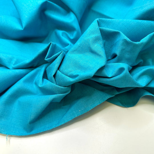 Living Room Accents - Cotton Woven - Blue - 0.95M Bundle - True Deadstock fabric Fabric by private - Sustainable Textile | FABCYCLE
