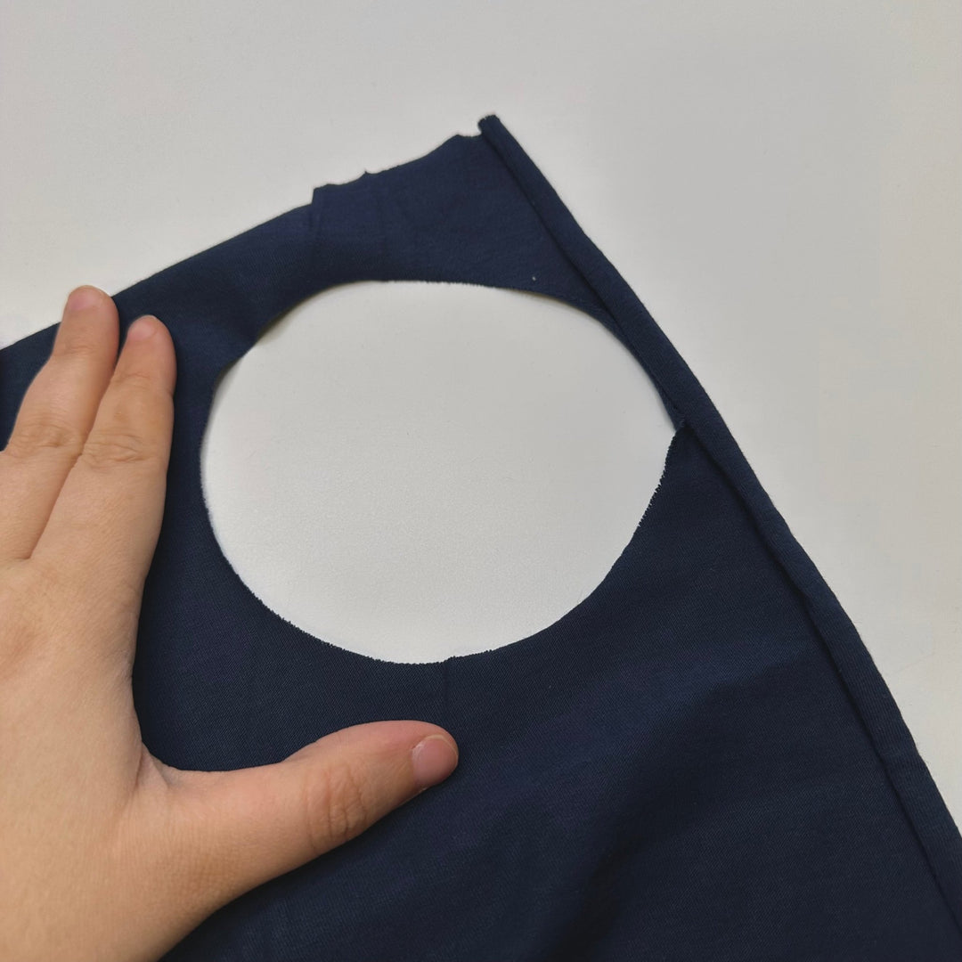 Local Watershed - Jersey Natural Knit - Light Navy - 1.7M Bundle - True Deadstock fabric Fabric by private - Sustainable Textile | FABCYCLE